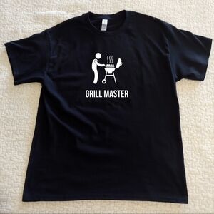 NWT Grill Master Graphic Tee, Various Sizes, Black, Short Sleeved